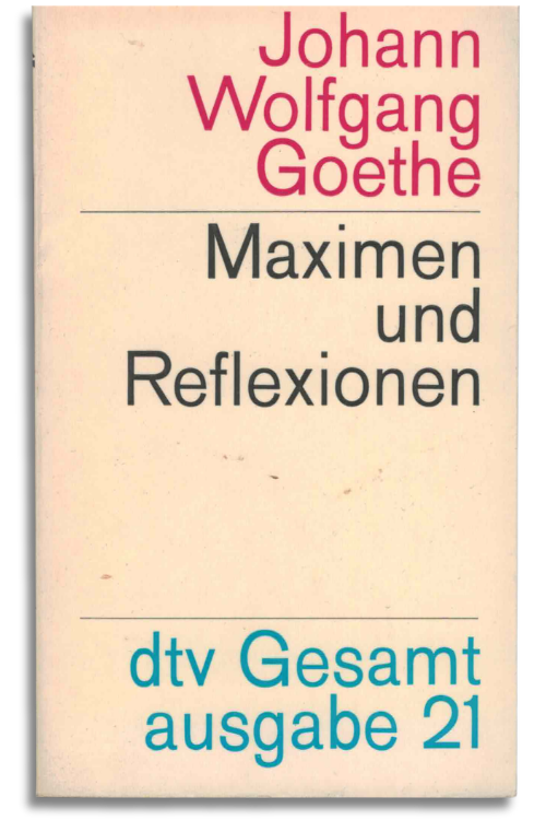 maximen und reflexionen