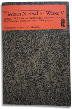 friedrich nietzsche werke v